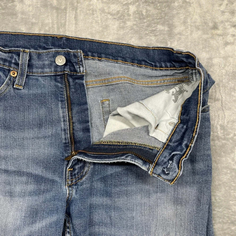 Levis 514 Straight Fit Jeans Mens 34x30 Blue‎ Medium Wash Denim Pants